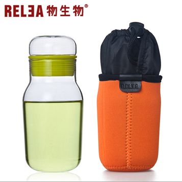 New Style Heat Resistant Glass Water Bottle 