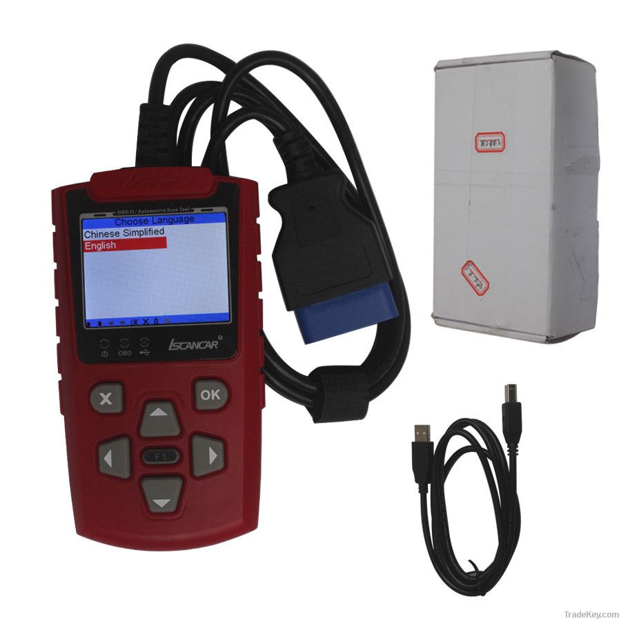 2014 NEW IScancar OBDII EOBD Cars Trouble Codes Scanner (Red) English