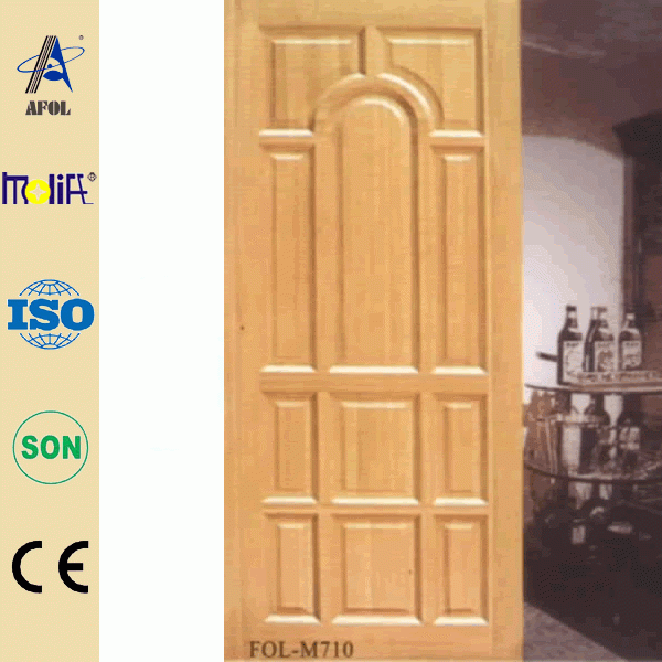 PVC wooden room or interior door with HDF/MDF board