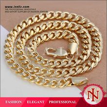 Hot sale new fashion style men's big gold chain new 2013 necklace N238 with lower wholesale price