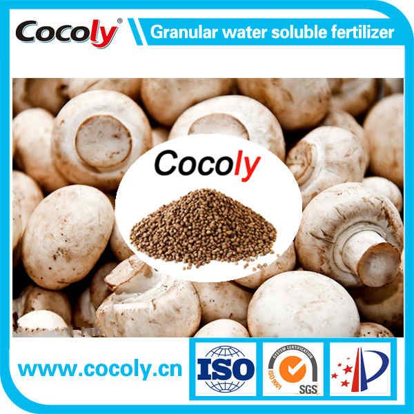 Cocoly complete nutritional water soluble fertilizer in granular shape