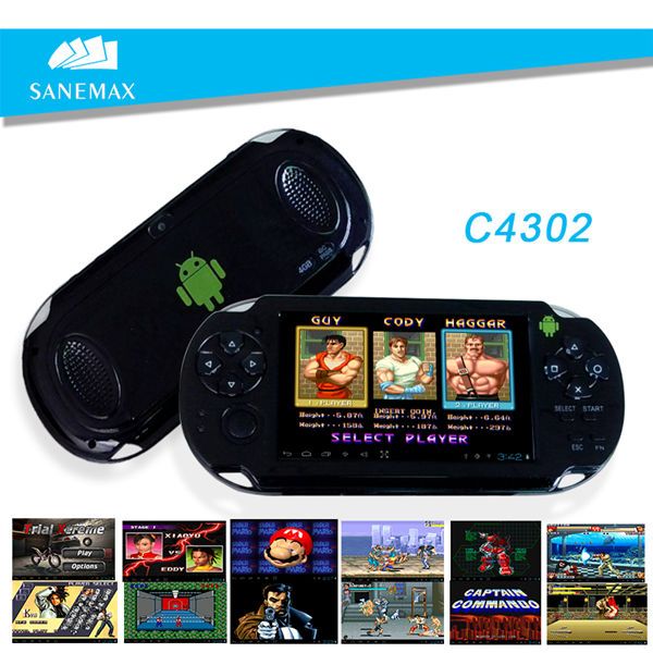 4.3 Inch Android Smart Game Console Support WiFi/ 64 Bit Games/ HDMI (C4302)