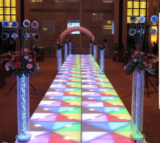 LED Dance Floor light 31 DMX Channels Clubs Effect Light  