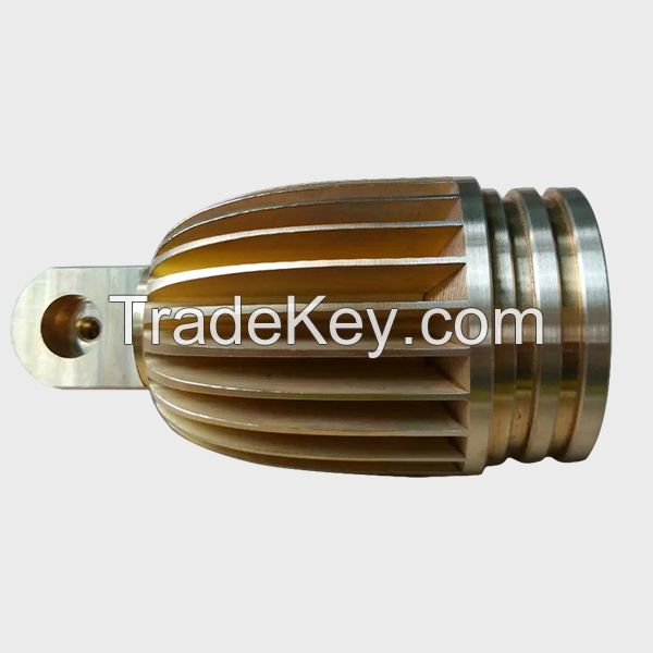 brass cnc machining parts for Spot light fittings