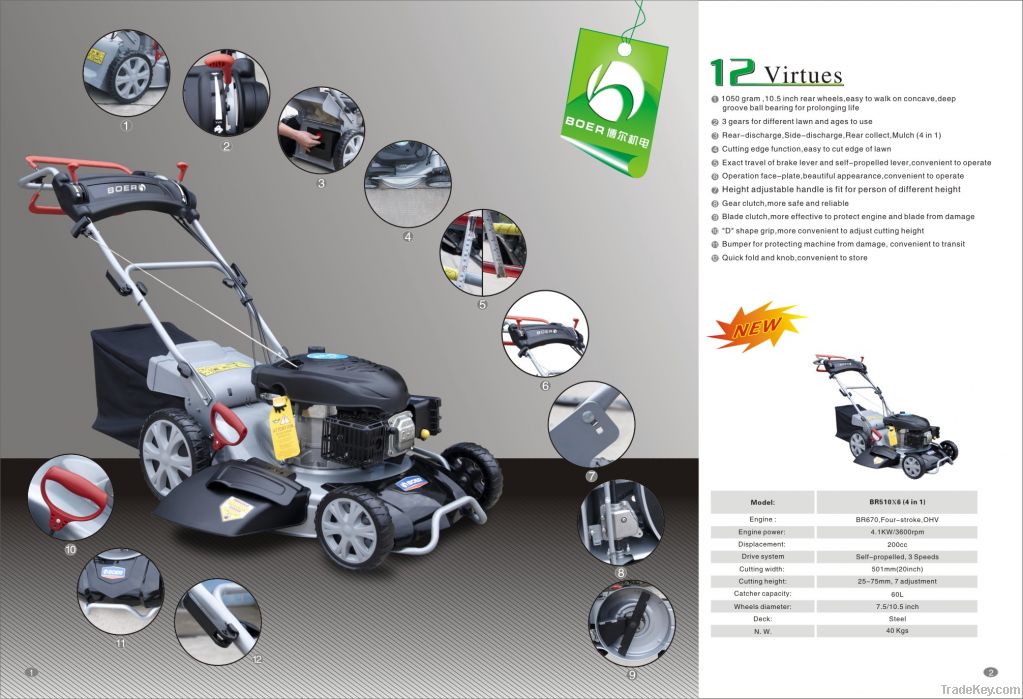 12 Features Newest Lawn Mower