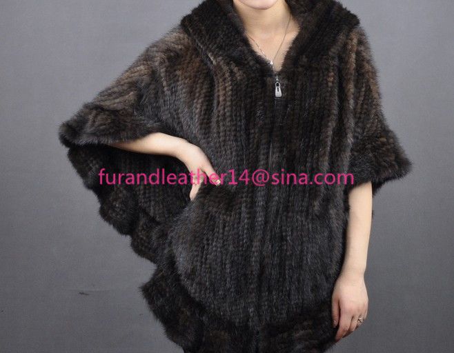 mink fur shawl