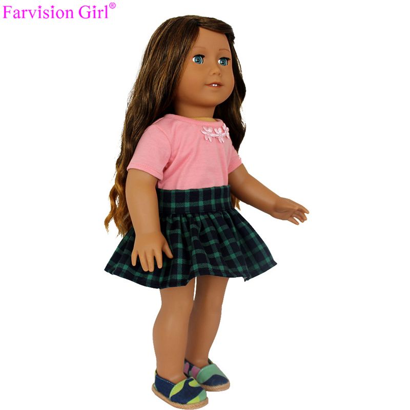 18 Inch Girl Doll With Wig Hair, American Girl Doll 18 Inch