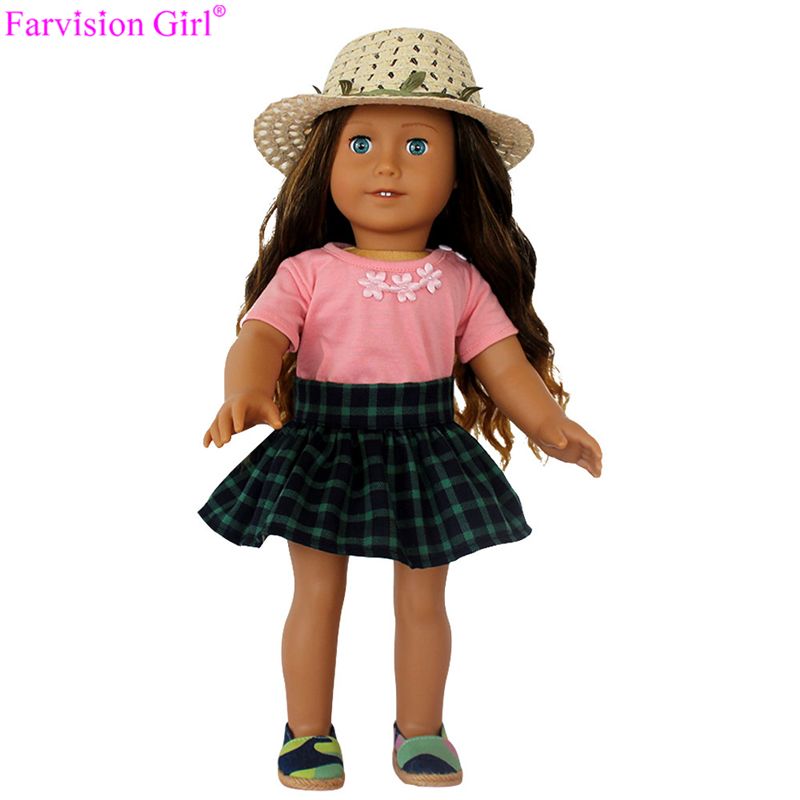 18 Inch Girl Doll With Wig Hair, American Girl Doll 18 Inch