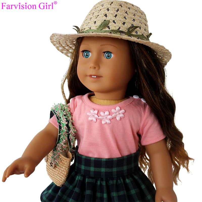 18 Inch Girl Doll With Wig Hair, American Girl Doll 18 Inch