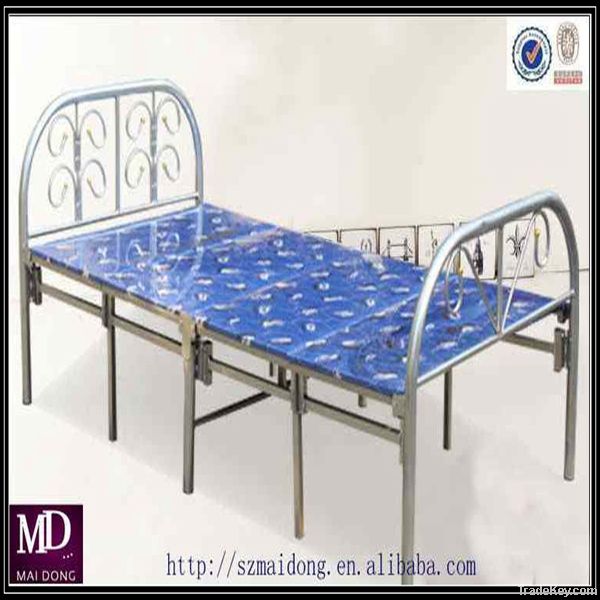 Coloful folding metal bed