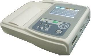 Three channels ECG machine with touch screen