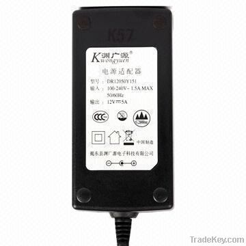 YK-57Desktop Switching Power Adapter for CCTV Cameras with 72W Maximum