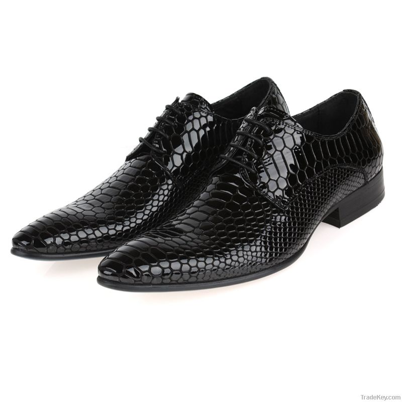 Wholesale Genuine leather men dress shoes Patent leather shoes