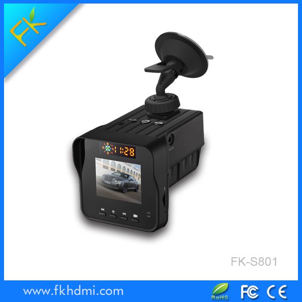 Hd Radar Detector Car Night Vision Blackbox Front Camera Road Safety Guard Dvr GPS