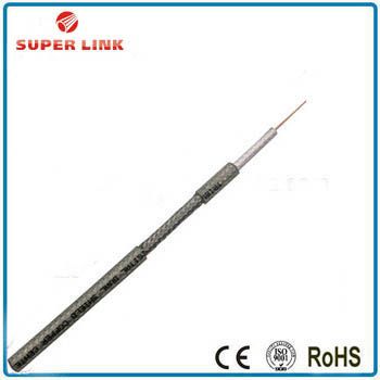 RF Coaxial Cable RG174 Double Shiled Plating Silver Resistance High Temperature