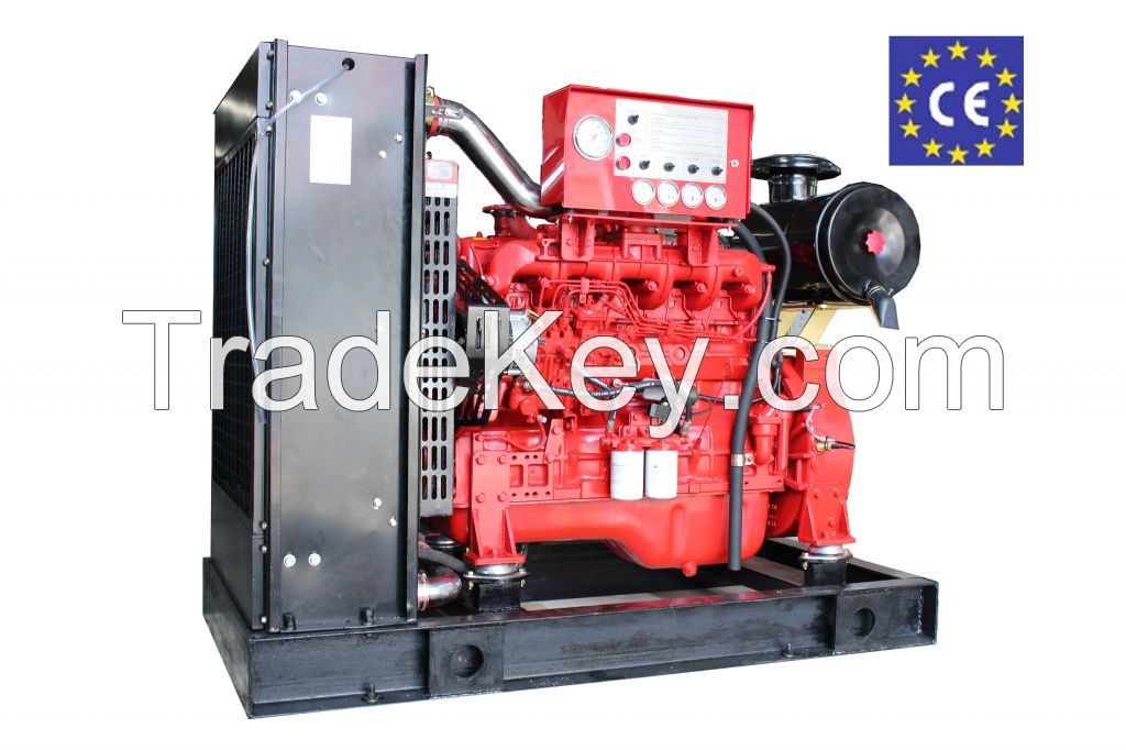 30KW to 200KW fire fighting 2900RPM UL listed Clarke Control Box fire fighting diesel engine