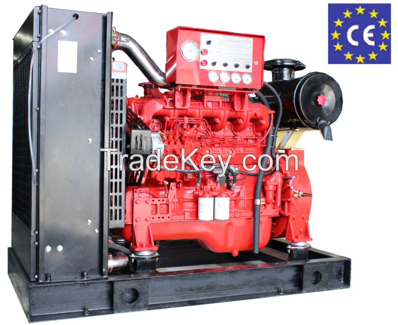 30KW to 200KW fire fighting 2900RPM UL listed Clarke Control Box fire fighting diesel engine