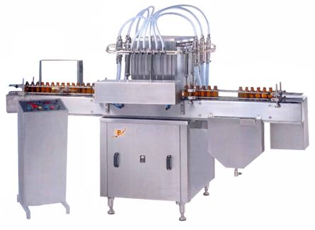 Automatic liquid Filling Machines, automatic liquid syrup filling machine, liquid syrup packaging machines, automatic liquid bottle filling machine, automatic liquid oral filling line