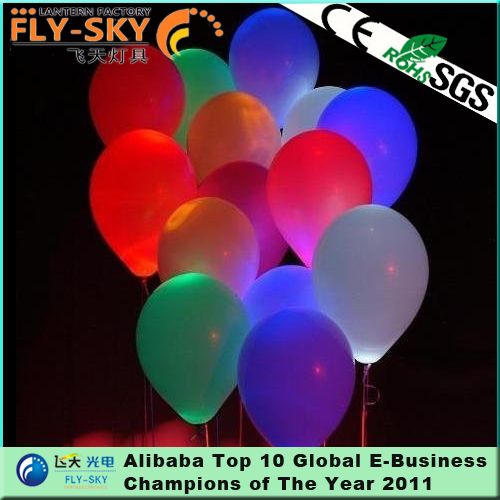 CE&ROHS&SGS factory direct free sample of LED balloon , 2014 halloween&Christmas&Party flashing balloon with patent