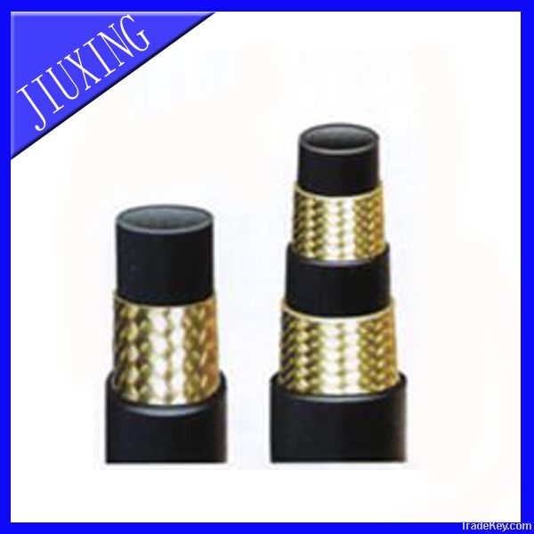 steel wire reinforced rubber covered hydraulic hose