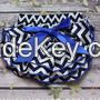 BLUE CHEVRON BLOOMERS NAPPY COVERS