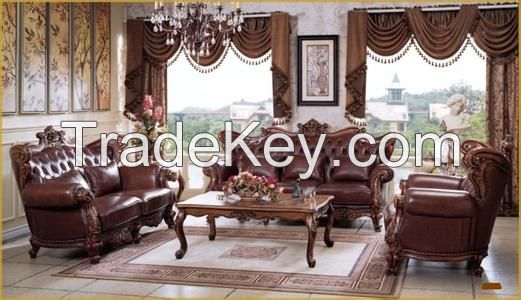 american style-new antique living room