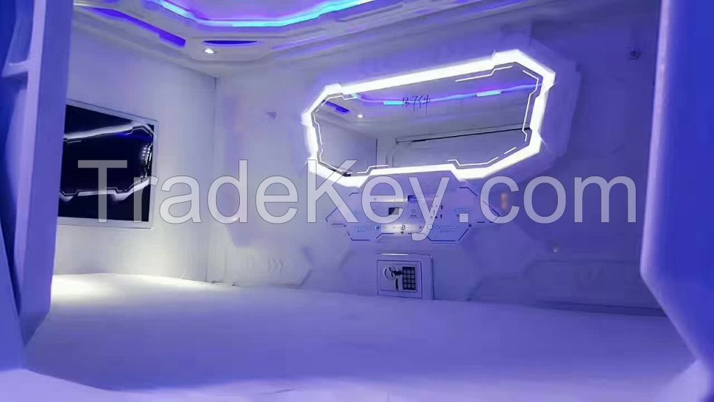 capsule bed at home for hotel capsule bed bedroom in office single double soundproof capsule hotel bunk bed capsule bed sleeping pods
