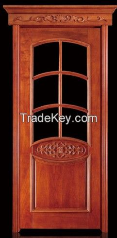 glass Wooden Doors Solid wooden doors  wood door Luxury  design   Internal Door room door