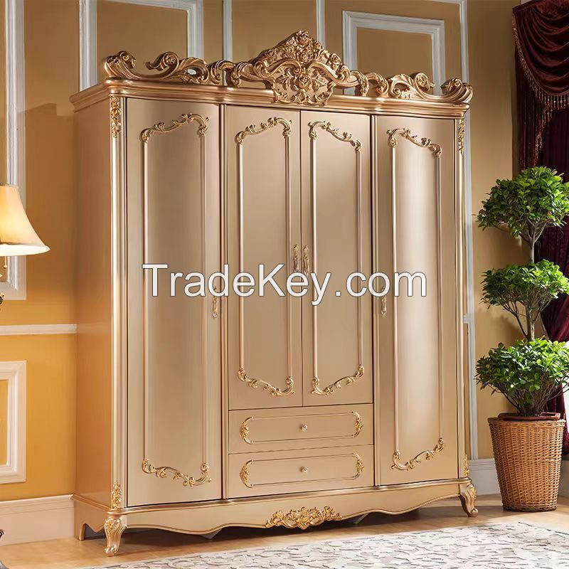 wooden wardrobe wooden bedroom furniture wooden dresser Bedroom Sets Luxury Hotel Beds  Luxury Hotel Furniture Bed home furniture 