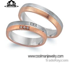 stylish stainless steel wedding rings