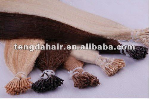 human remy hair/ I-tip hair extension