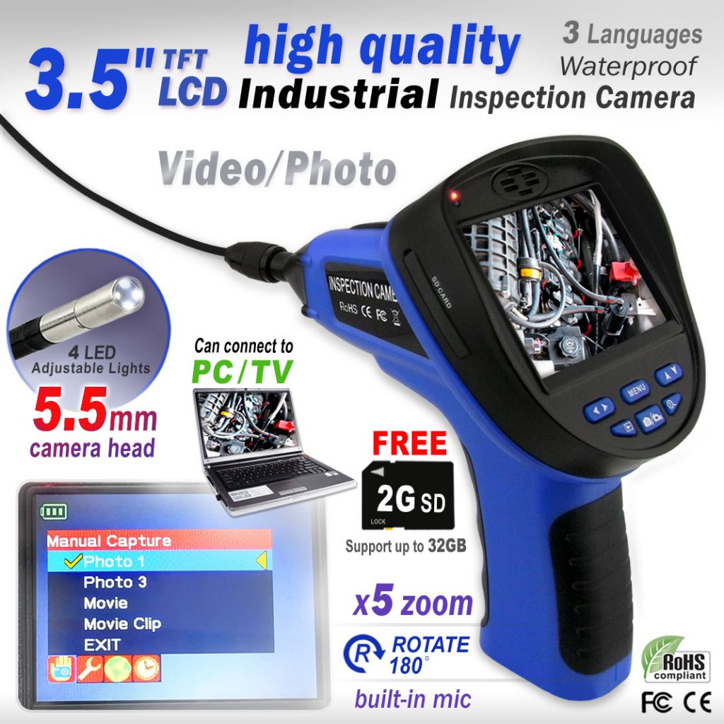 industrial video borescope