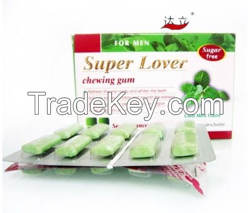 Super Lover chewing gum for Men Sex Enhancement