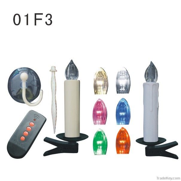 color changing Wireless remote control led candle