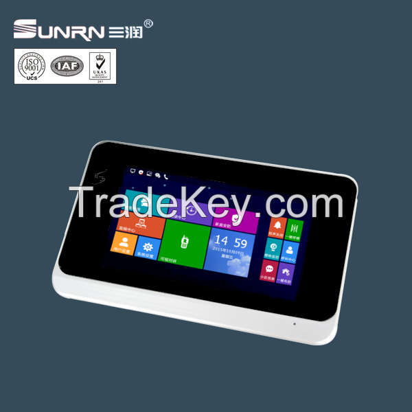 7 inch TFT LCD monitor color video door phone smart home intercom