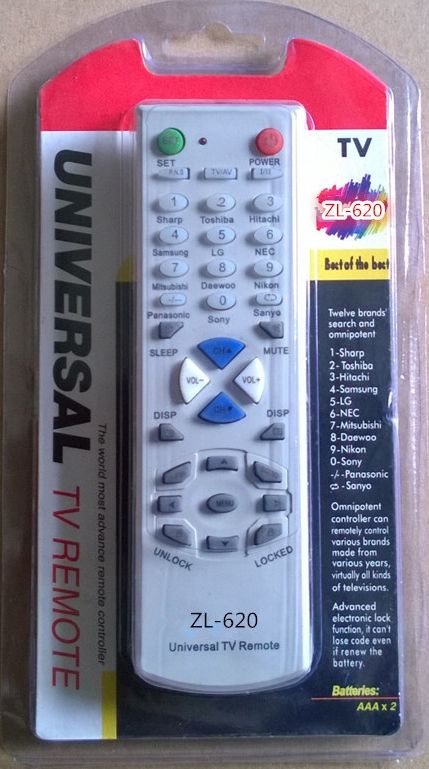 TV Universal  remote control ZL-620