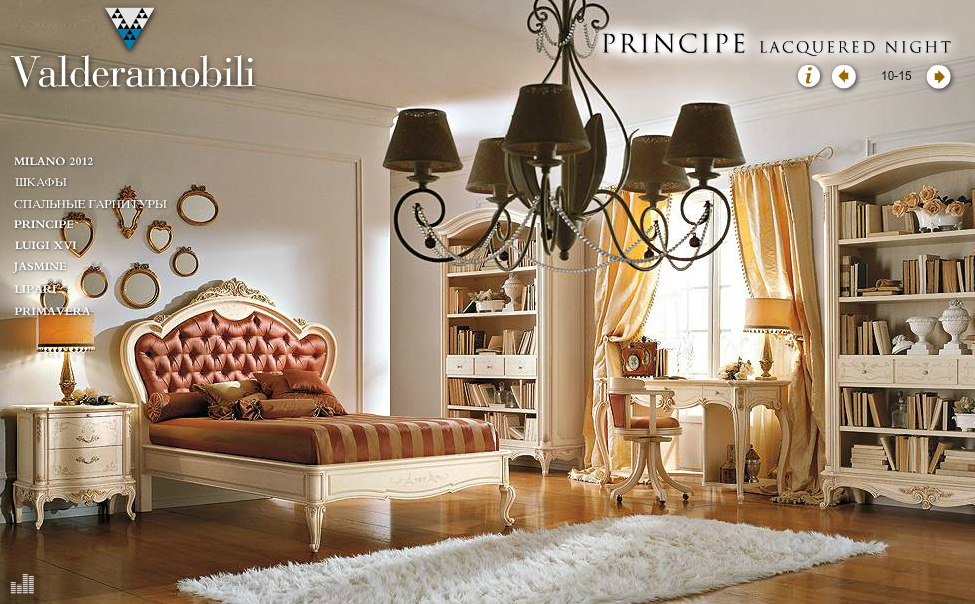luxurious european style solid wood furniture