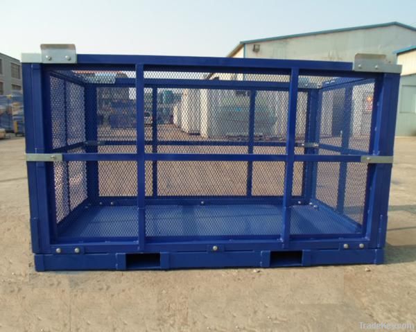 demountable steel box pallet cage pallet