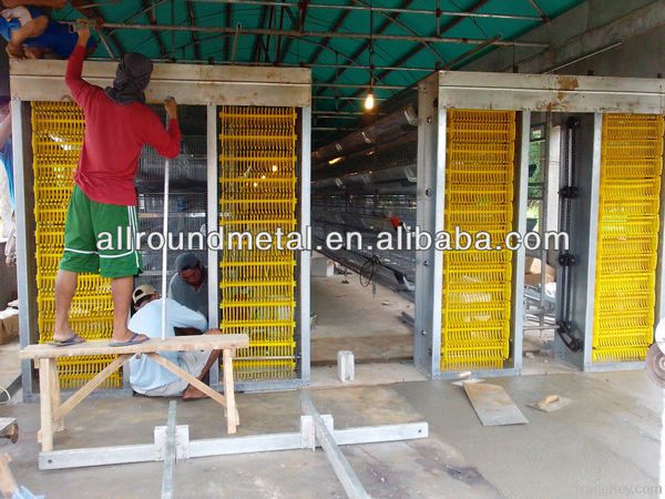 Automatic chicken cage system