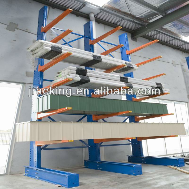 2014 new warehouse rack type of cantilever,hot dipped galvanized cantilever rack, pipe storage shelf