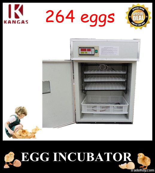 Holding 264 Eggs Best Price Digital Egg Incubator on Big Sale(KP-5)