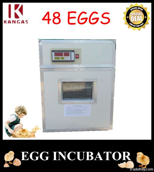 CE Approved Automatic Chicken Incubator  for 48 Eggs(KP-2)