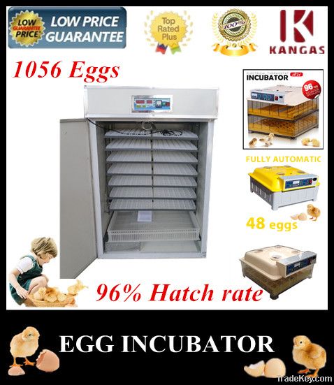 Hot sale! cheap professional incubator for hatching eggs for 1056 eggs