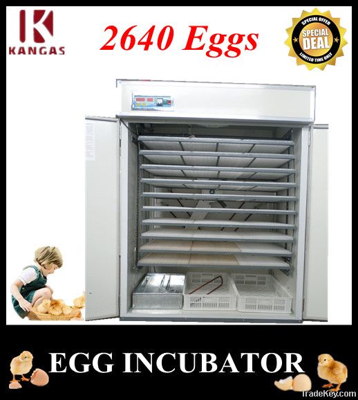 2640 eggs CE professional automatic egg incubator for sale