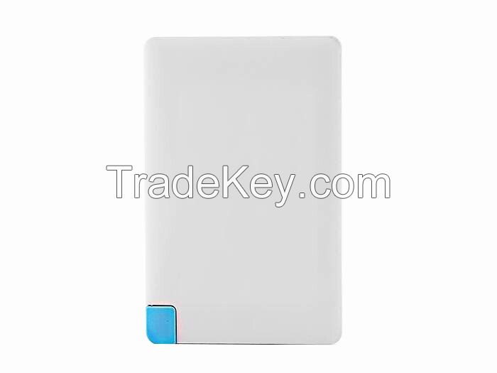 Credit Card Thin Power Bank 2000mAh-2500mAh