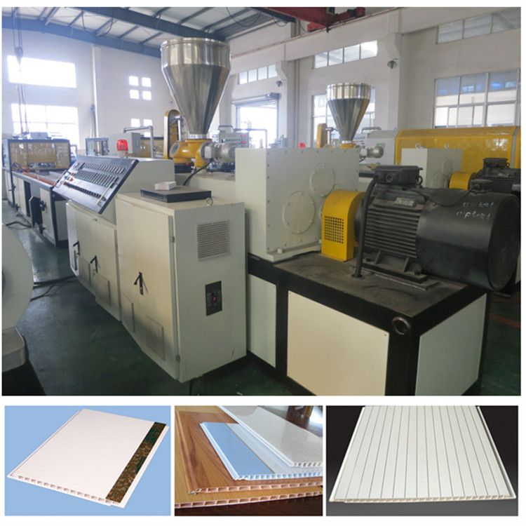 PVC ceiling panel making machine UPVC ceiling board extrusion line