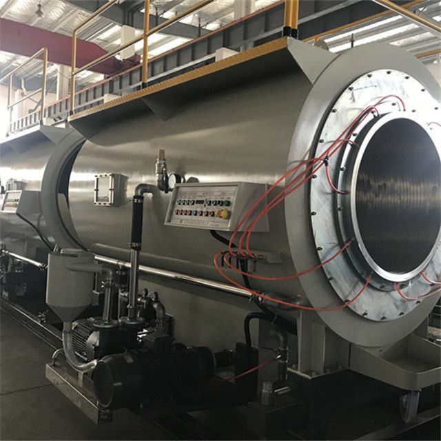 HDPE pipe making machine, PE pipe extrusion manufacturing line