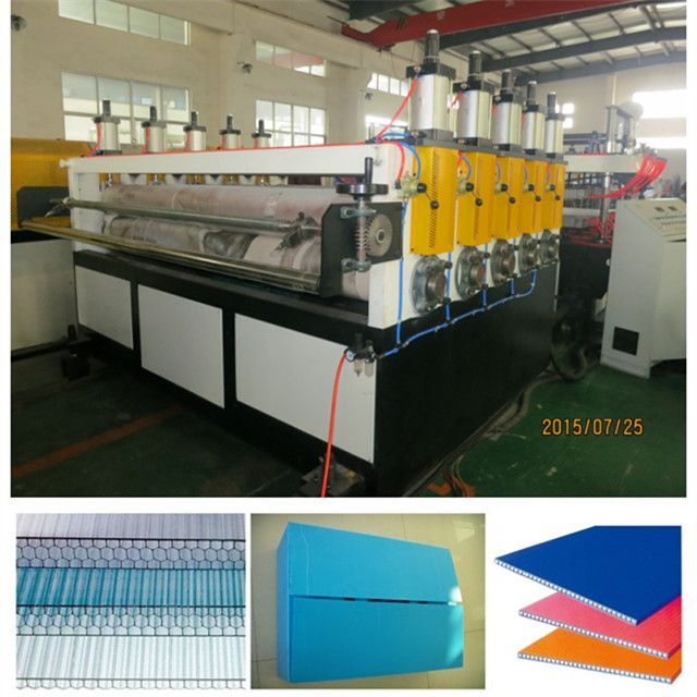 PP PE PC hollow sheet production making machine