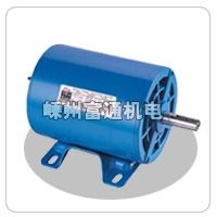 Single phase AC electric motor for machine
