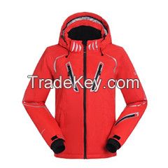 2015 new design waterproof &breathable sportwear snowboarding ski jacket